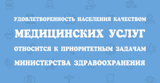 Удовлетворенность населения качеством медицинских услуг